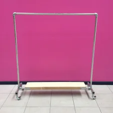 Scaffolding Clothes Rail Kit with Timber Shelf - 170cm x 160cm